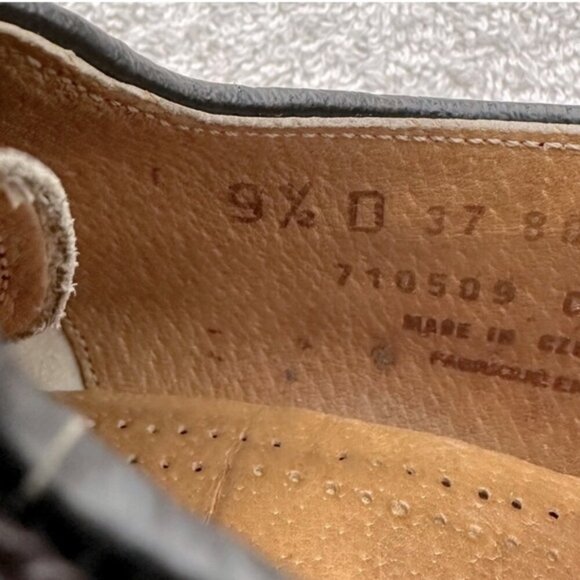 Vintage The Shoe People Brown Leather Wingtip Oxford Brogues Dress Shoes - Picture 12 of 15